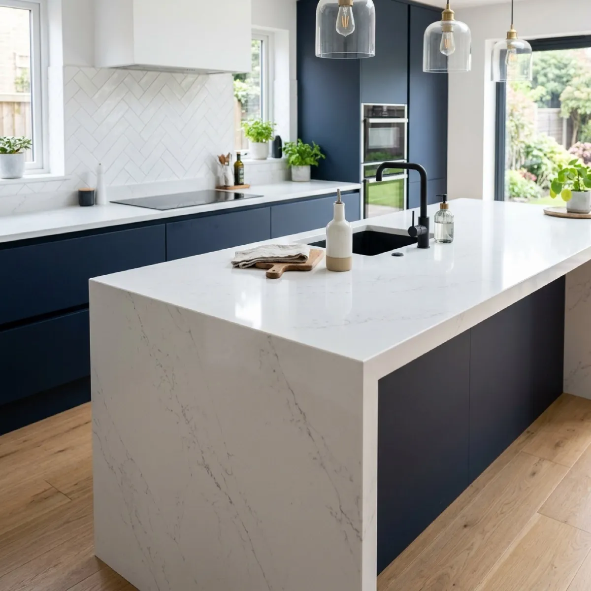 Durable Quartz Kitchen Countertops